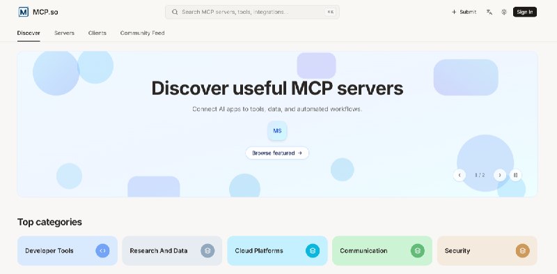 What Is MCP? MCP Servers, Clients & AI Tools | MCP.so