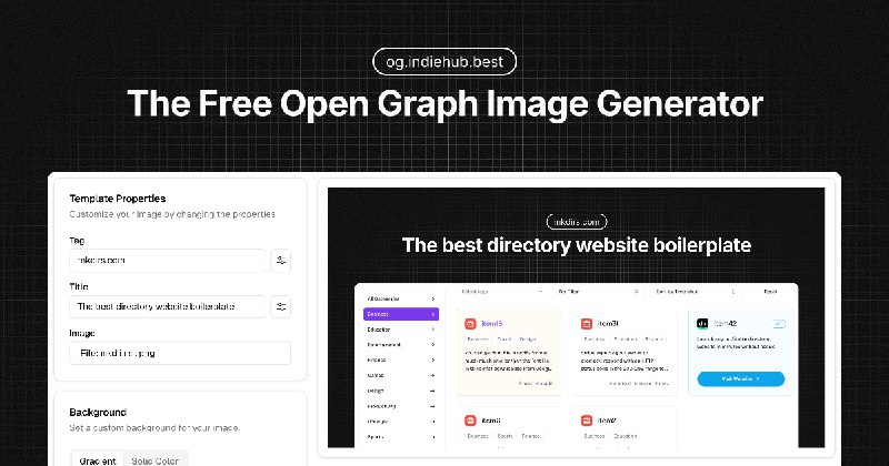Free Open Graph Generator