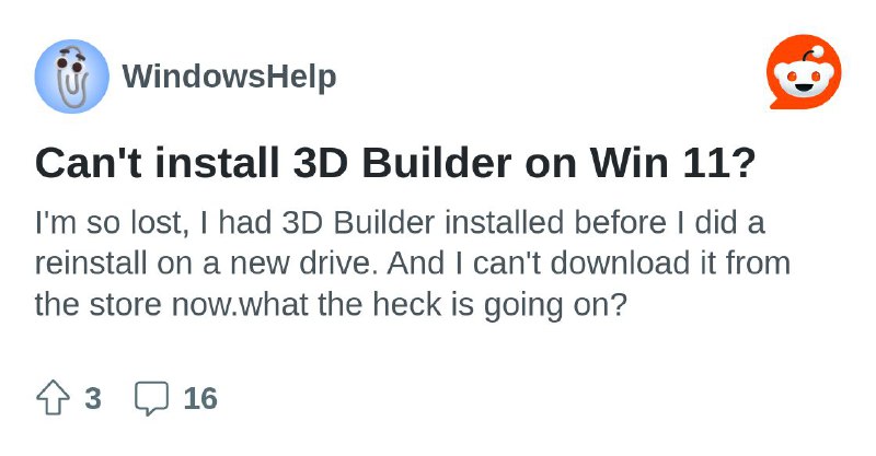 From the WindowsHelp community on Reddit