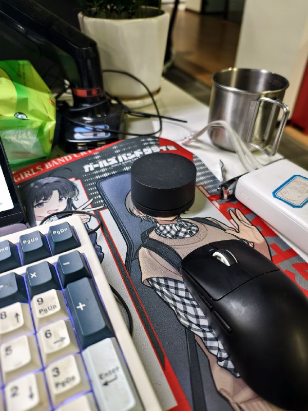 我不中了，随手一放把 tomo 的脸挡住